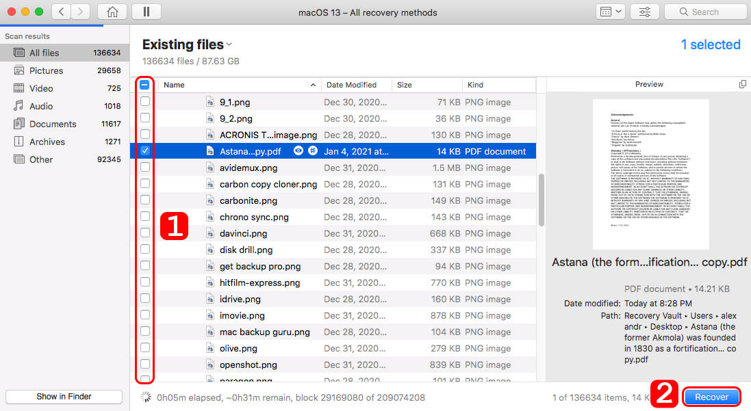 recover notes with disk drill