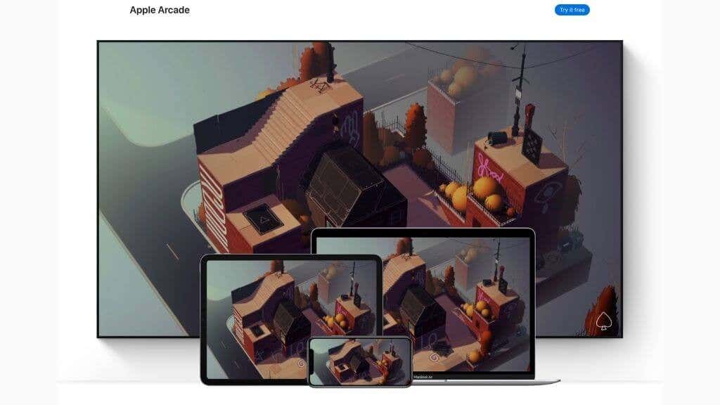 Apple Arcade screens