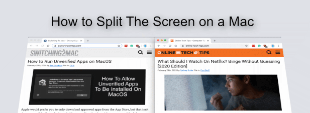 How to Split the screen on a Mac
