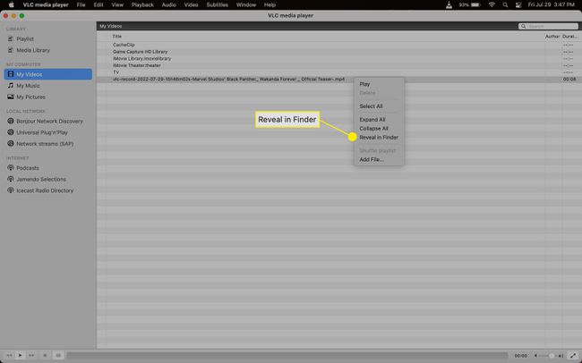 Reveal in Finder