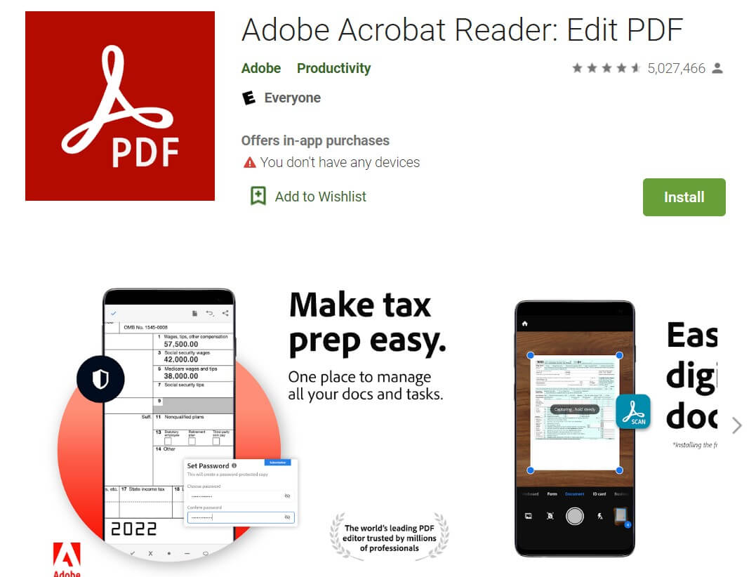 adobe reader android