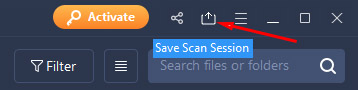 Easeus Data Recovery Wizard Save Scan Session