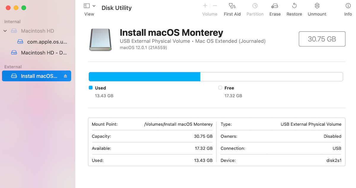 format usb flash drive using disk utility Mac 