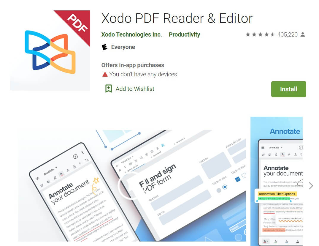 xodo android