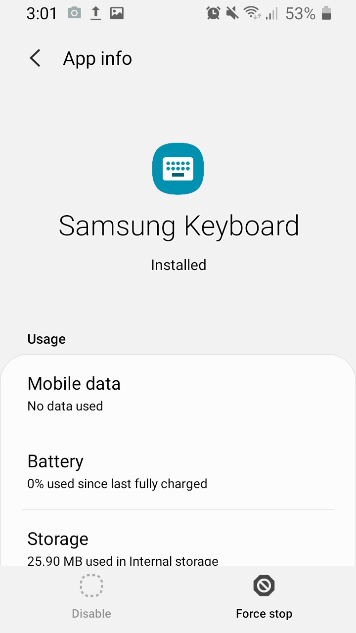Samsung Keyboard Keeps Stopping
