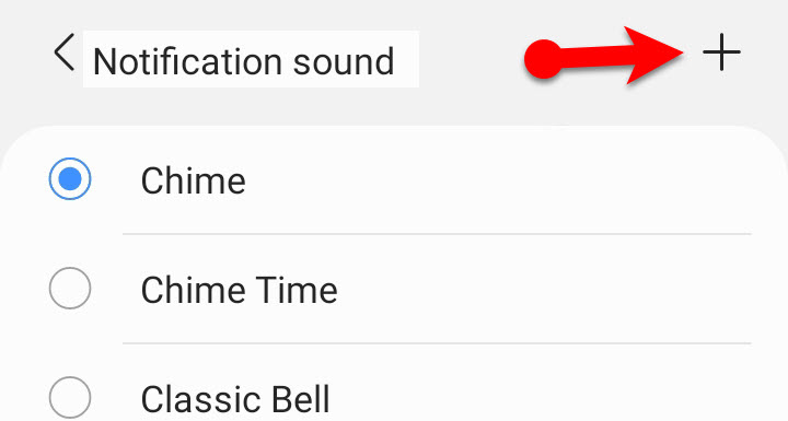 change Android notification sound