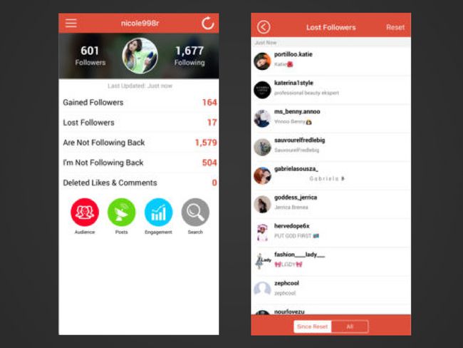 Screenshots of Followers Tracker Pro for iOS