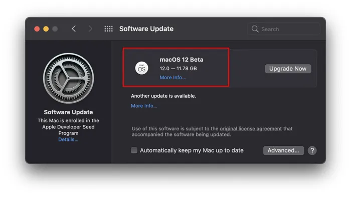 macOS 12 Monterey Beta 2